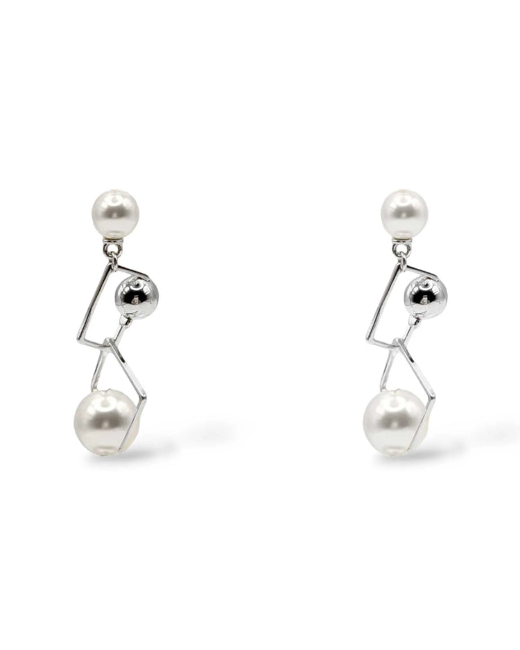 Orion Pearl Orbit Earrings